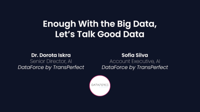 Big Data Talk